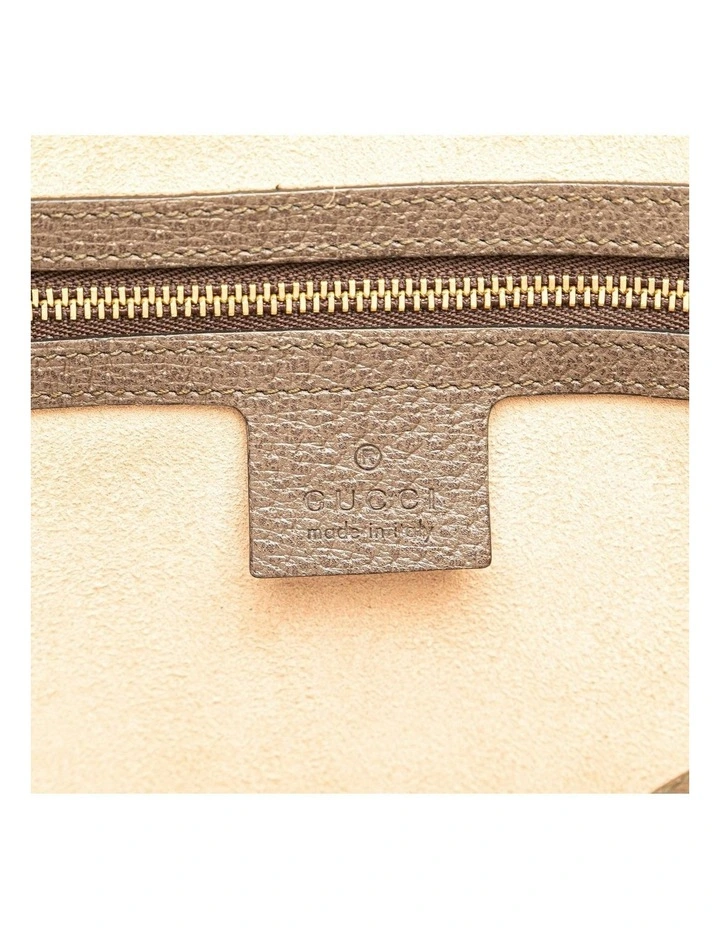 Gucci Patterned Satchel Bag Pre-Loved in Brown image 6