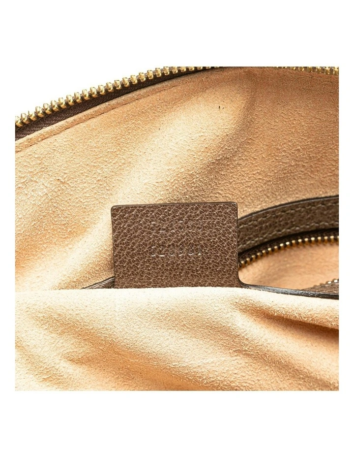 Gucci Patterned Satchel Bag Pre-Loved in Brown image 7