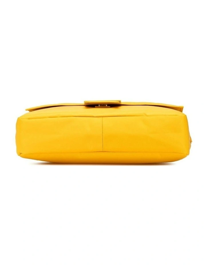Fendi Padded Fabric Bag Pre-Loved in Yellow image 3