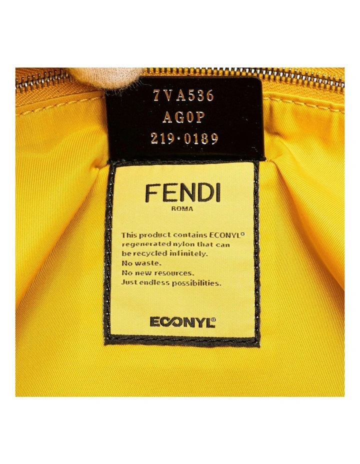 Fendi Padded Fabric Bag Pre-Loved in Yellow image 6