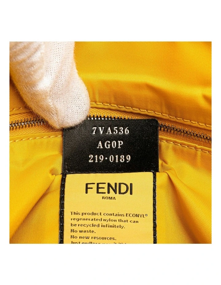 Fendi Padded Fabric Bag Pre-Loved in Yellow image 7