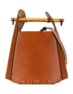 Loewe Leather Bucket Bag in Brown