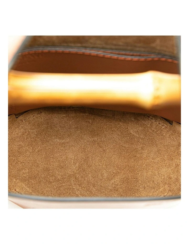 Loewe Leather Bucket Bag in Brown image 4