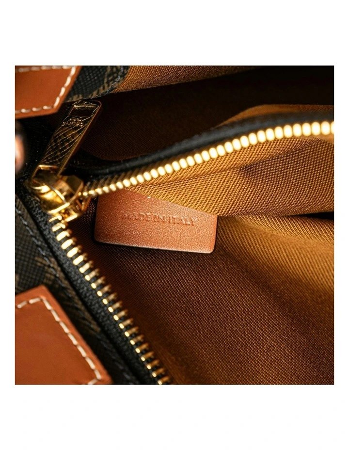 Celine Stylish Coated Canvas Tote Bag in Grey image 6