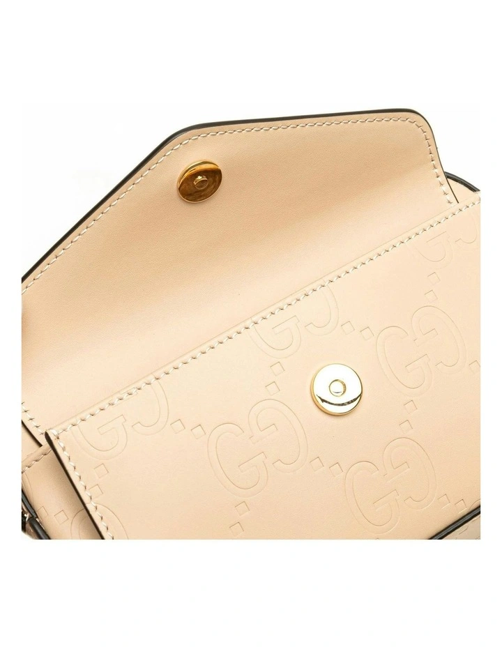 Gucci Elegant Embossed Crossbody Bag in Brown image 7