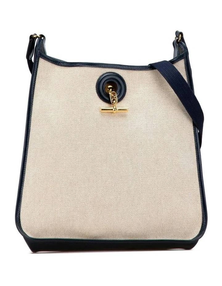 Canvas Shoulder Bag Pre-Loved in Brown image 1