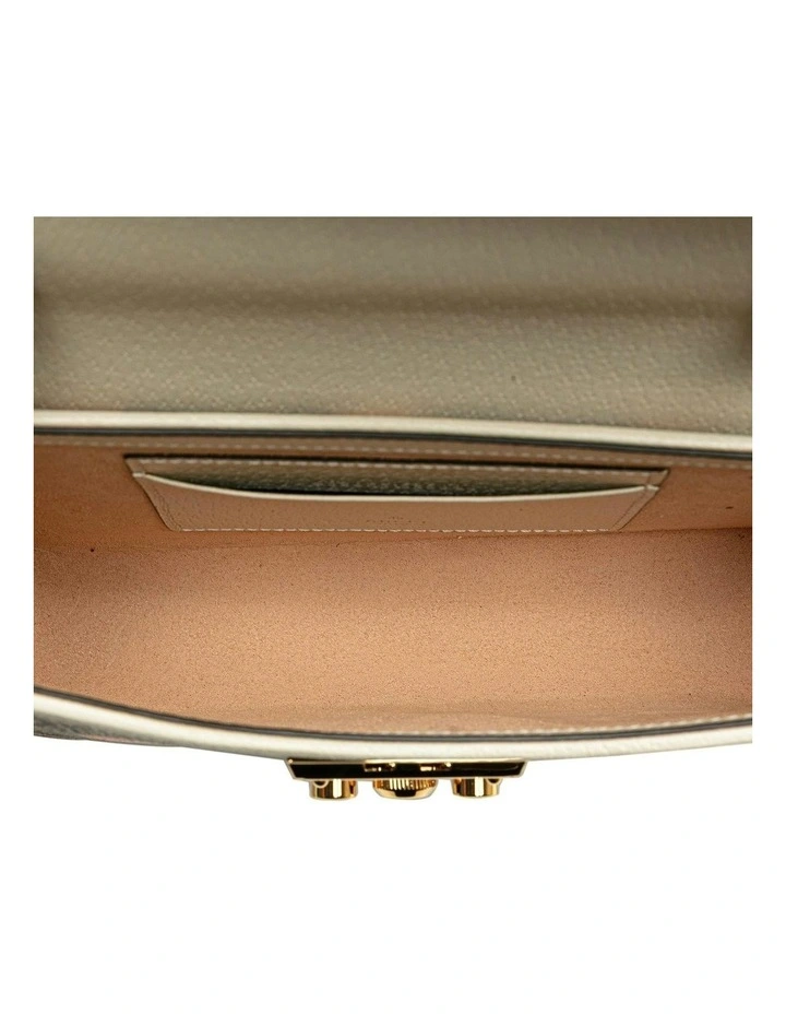 Gucci Printed Top Handle Bag Pre-Loved in Brown image 4