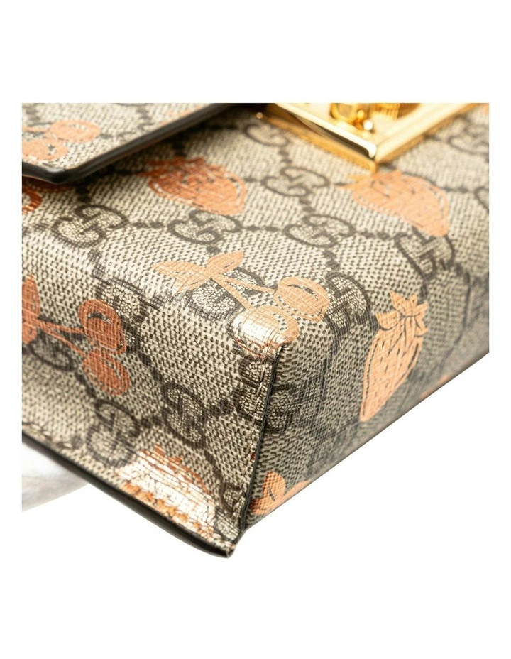 Gucci Printed Top Handle Bag Pre-Loved in Brown image 7