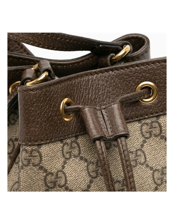 Drawstring ABN 30 617 598 651 Bucket Bag in Brown image 7