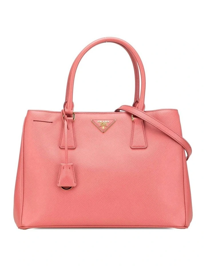 Structured Leather ABN 30 617 598 651 Tote Bag in Pink image 1