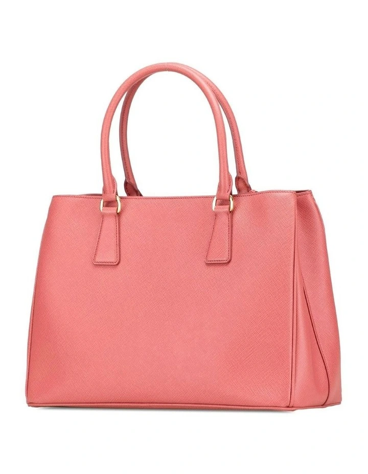 Structured Leather ABN 30 617 598 651 Tote Bag in Pink image 2