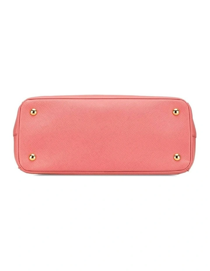 Structured Leather ABN 30 617 598 651 Tote Bag in Pink image 3