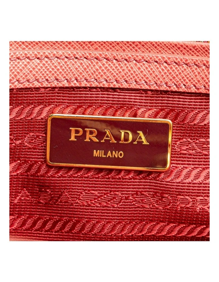 Structured Leather ABN 30 617 598 651 Tote Bag in Pink image 5