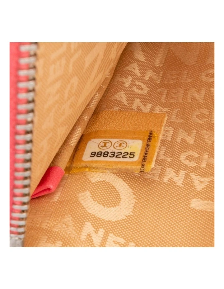 Embossed Leather ABN 30 617 598 651 Wallet in Pink image 6