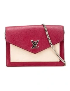 Chain Leather ABN 30 617 598 651 Wallet in Red