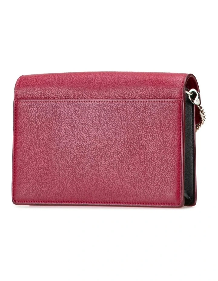Chain Leather ABN 30 617 598 651 Wallet in Red image 2