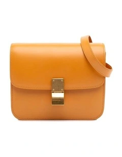 Flap Closure ABN 30 617 598 651 Shoulder Bag in Orange