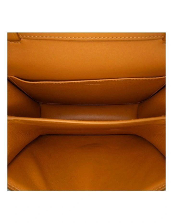 Flap Closure ABN 30 617 598 651 Shoulder Bag in Orange image 4