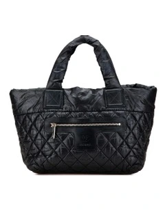 Quilted Tote Bag (Fashion Group ABN 30 617 598 651) in Black