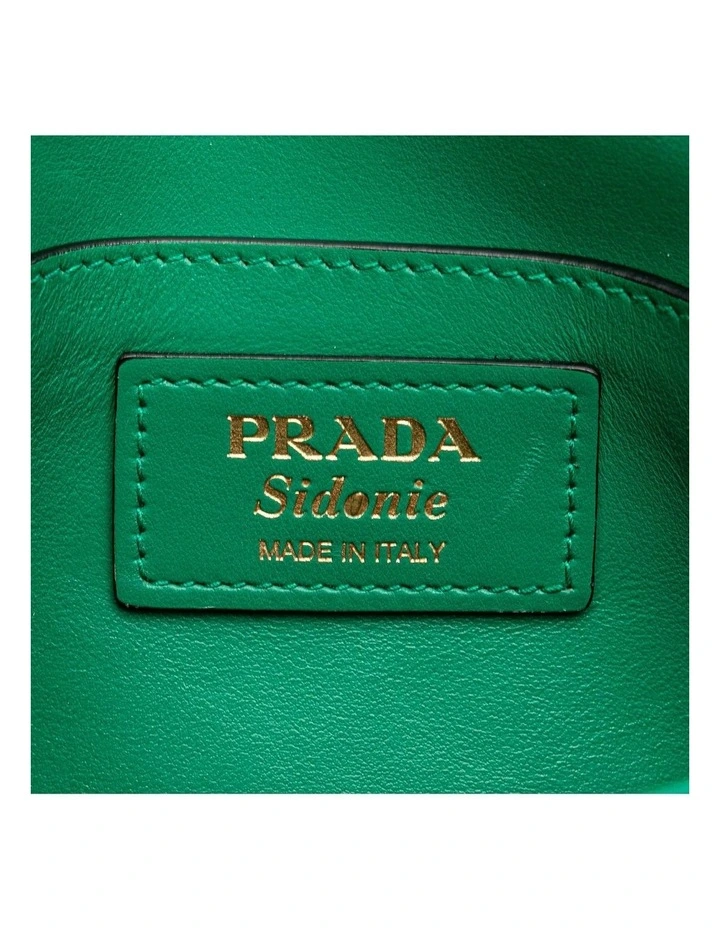 Elegant ABN 30 617 598 651 Top Handle Bag With Chain Strap in Green image 5