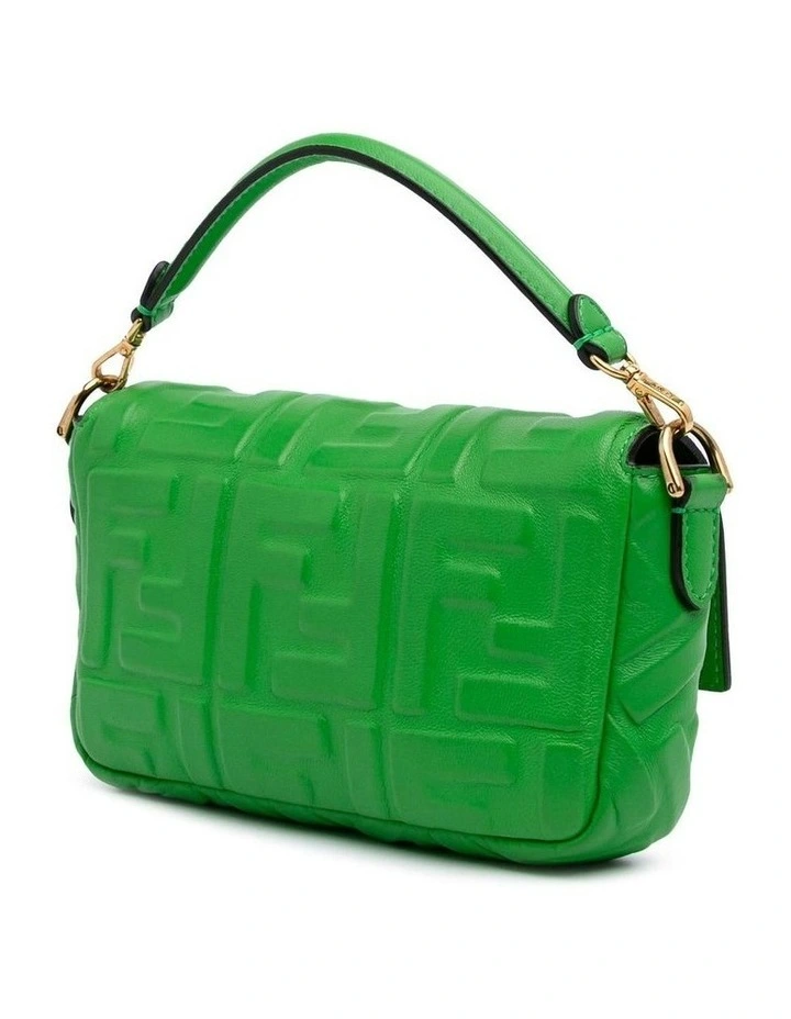 Quilted Leather ABN 30 617 598 651 Shoulder Bag in Green image 2