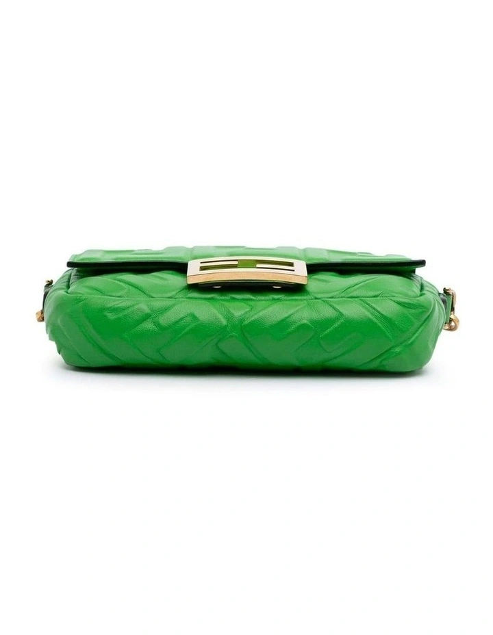 Quilted Leather ABN 30 617 598 651 Shoulder Bag in Green image 3