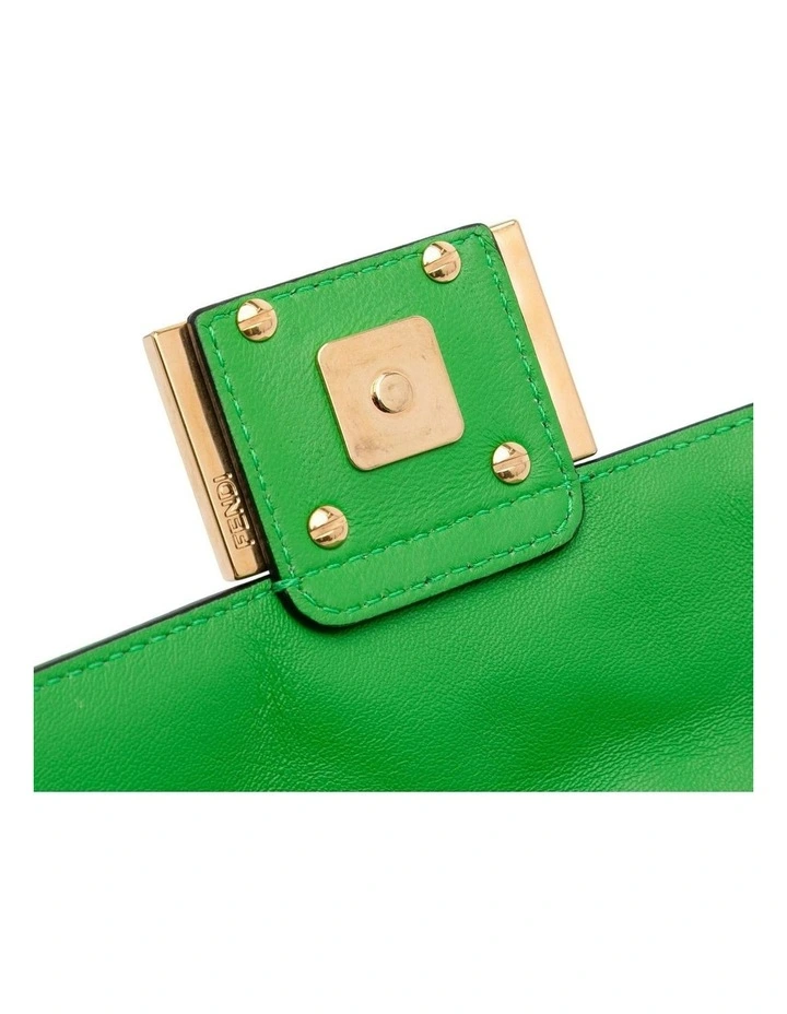 Quilted Leather ABN 30 617 598 651 Shoulder Bag in Green image 7
