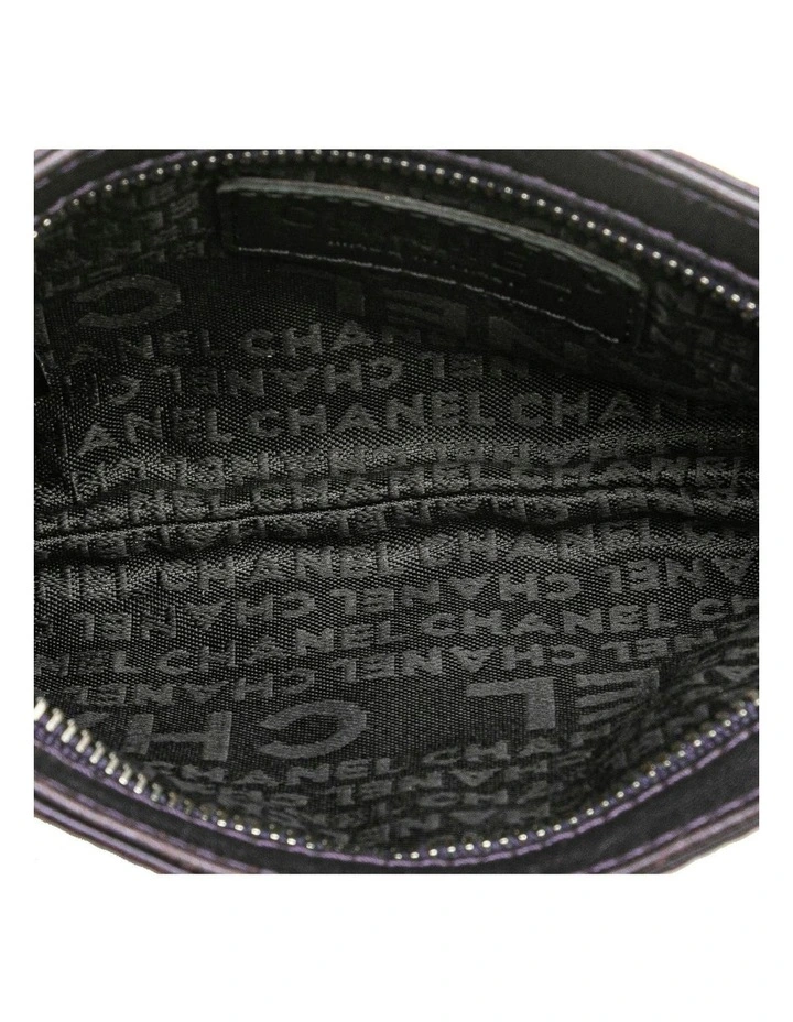 Embossed Floral Design ABN 30 617 598 651 Bag With Chain Strap Accessory in Purple image 4