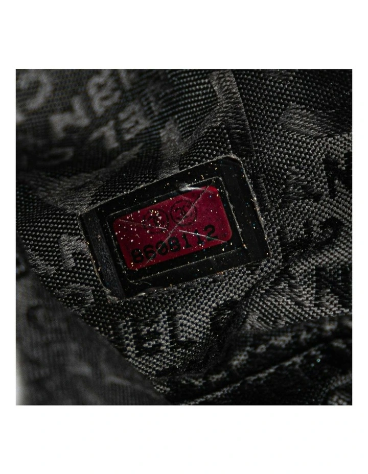 Embossed Floral Design ABN 30 617 598 651 Bag With Chain Strap Accessory in Purple image 6