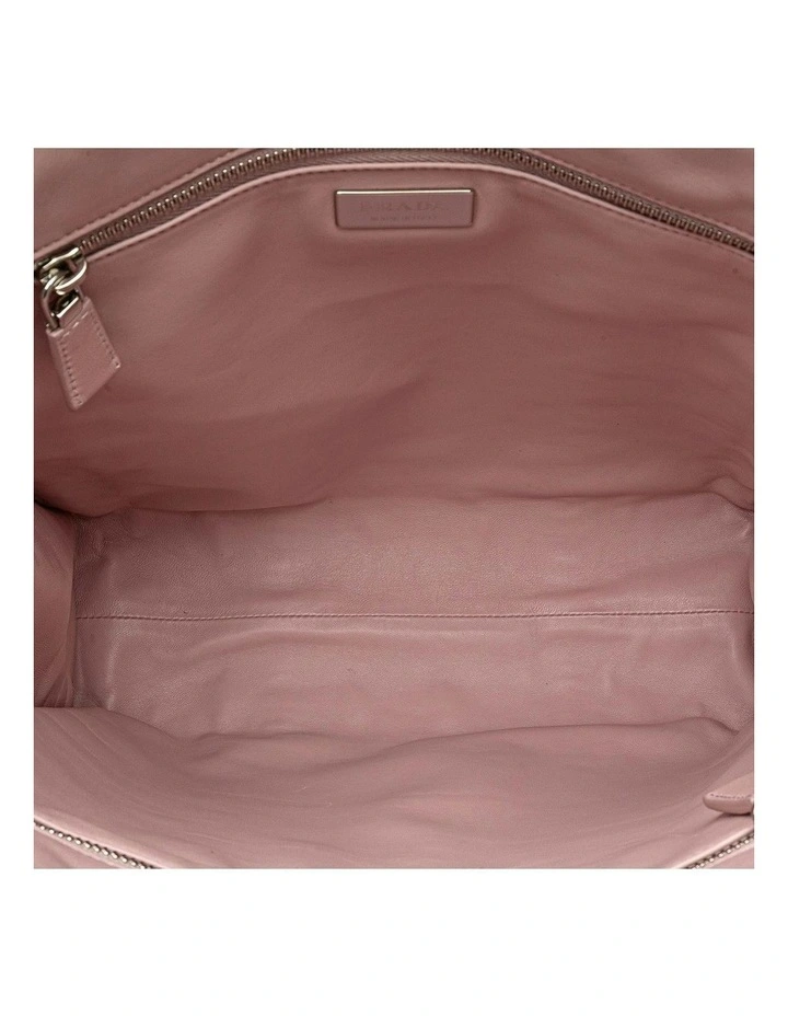 Leather ABN 30 617 598 651 Tote Bag With Top Handles in Pink image 4