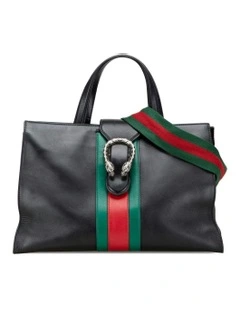 Leather Tote Bag Pre-Loved (Azura Fashion Group ABN 30 617 598 651) in Black