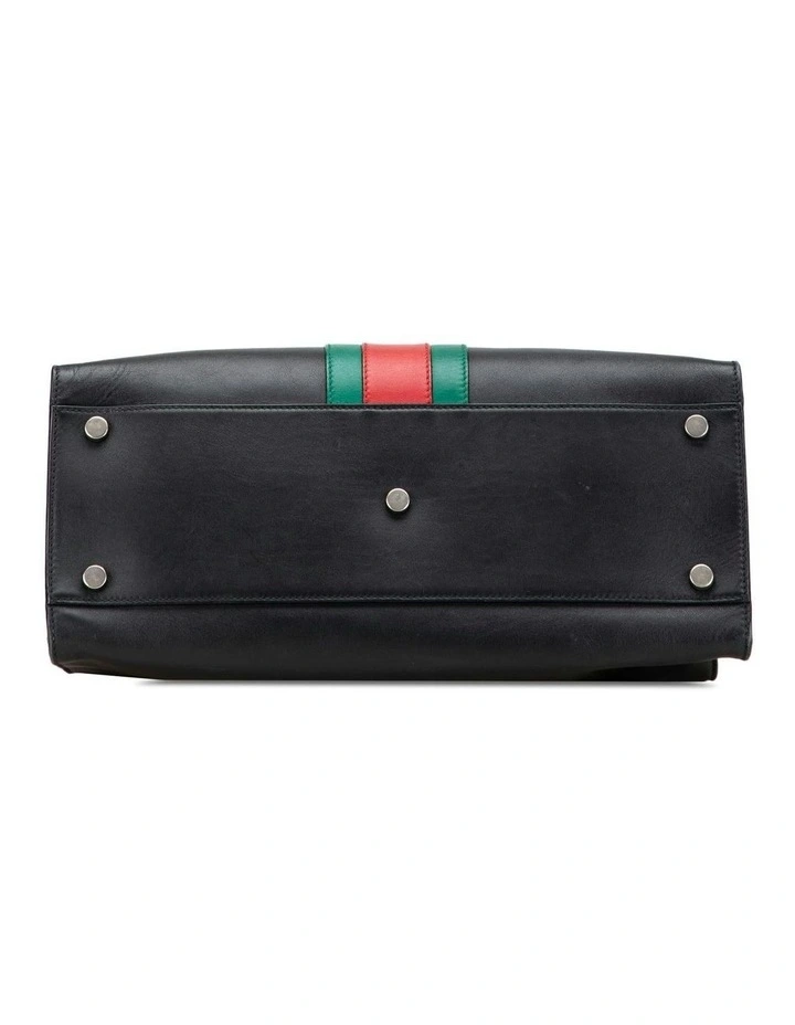 Leather Tote Bag Pre-Loved (Azura Fashion Group ABN 30 617 598 651) in Black image 3