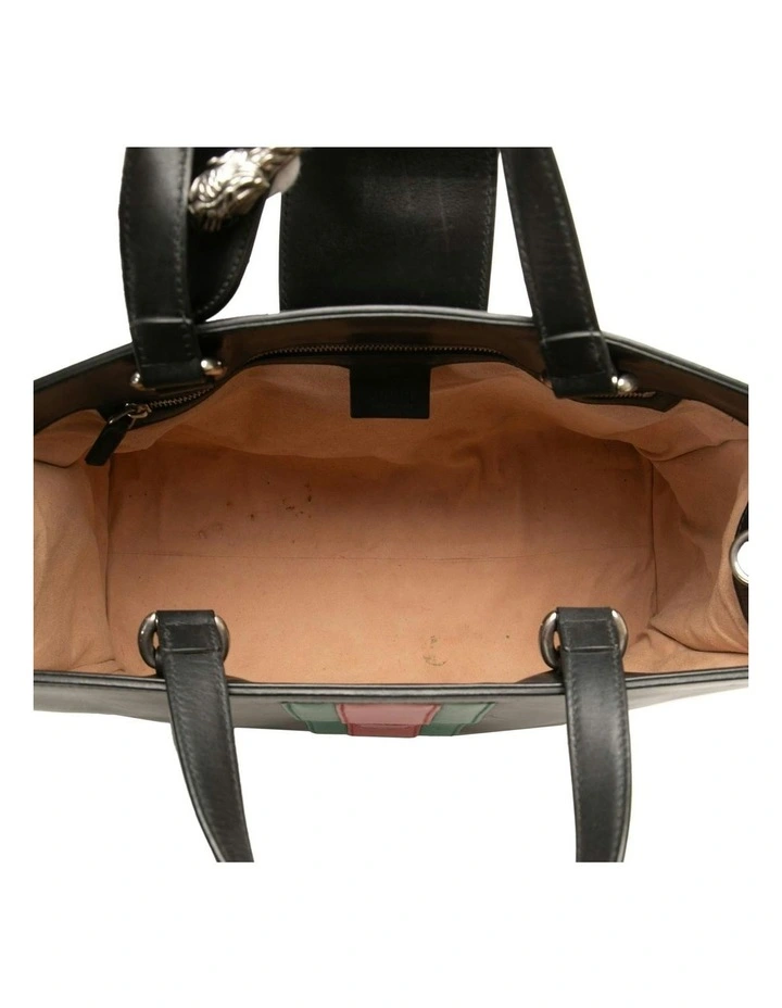 Leather Tote Bag Pre-Loved (Azura Fashion Group ABN 30 617 598 651) in Black image 4