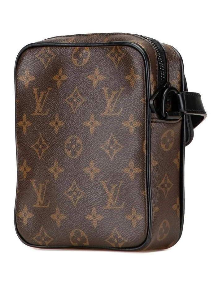 Printed Leather ABN 30 617 598 651 Crossbody Bag in Brown image 2