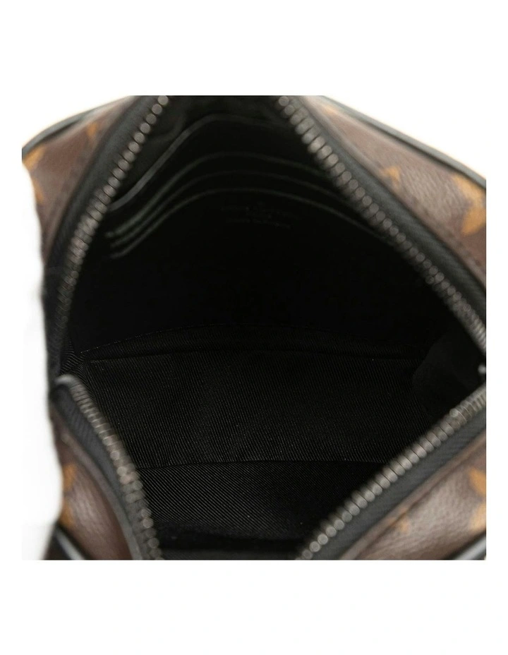 Printed Leather ABN 30 617 598 651 Crossbody Bag in Brown image 4