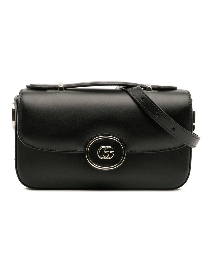 Elegant Leather Shoulder Bag (Fashion Group ABN 30 617 598 651) in Black image 1
