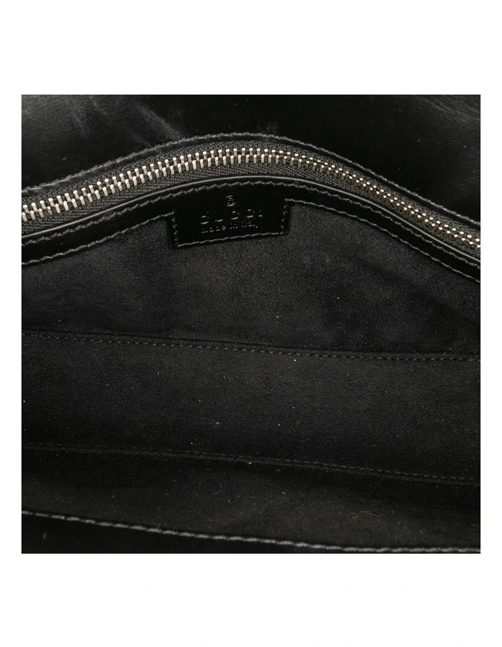Elegant Leather Shoulder Bag (Fashion Group ABN 30 617 598 651) in Black image 4