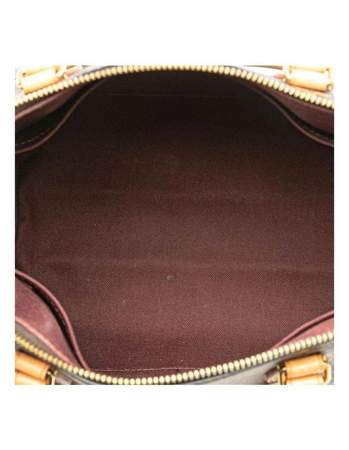 Signature Monogram Satchel (Fashion Group ABN 30 617 598 651) in Brown image 4