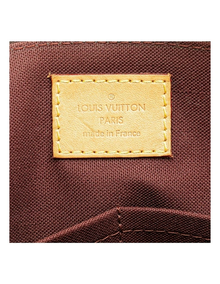 Signature Monogram Satchel (Fashion Group ABN 30 617 598 651) in Brown image 5