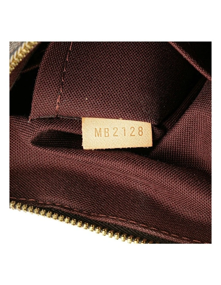 Signature Monogram Satchel (Fashion Group ABN 30 617 598 651) in Brown image 6