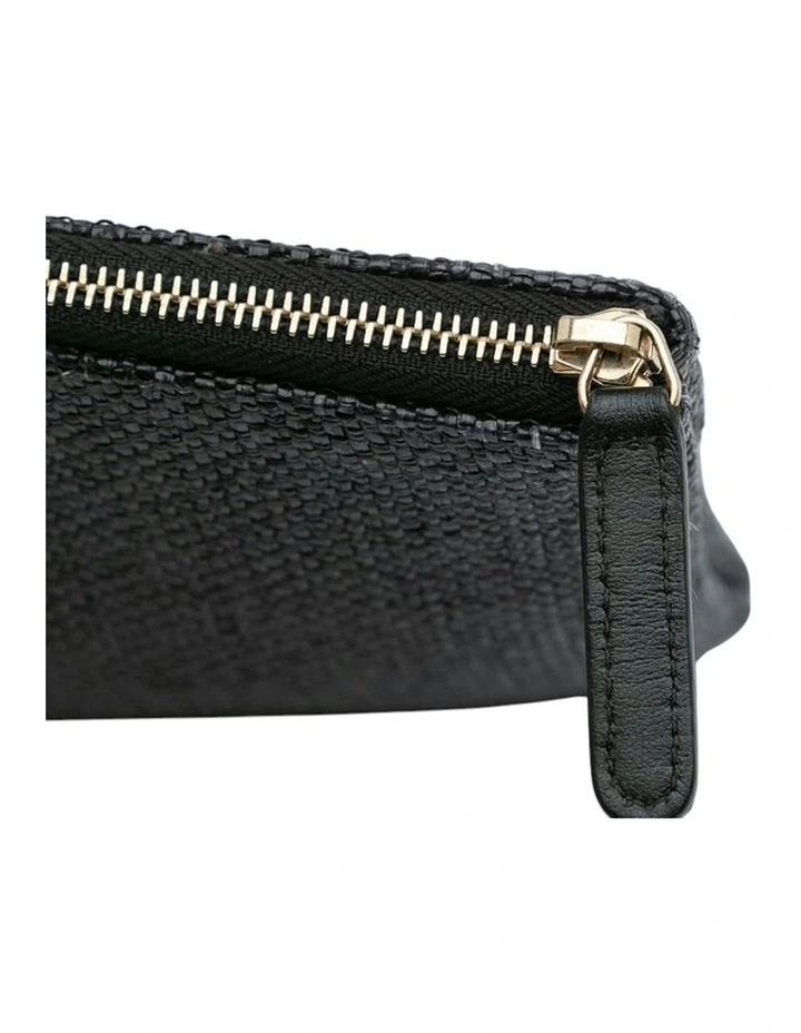 Textured Zip Pouch (Fashion Group ABN 30 617 598 651) in Black image 7