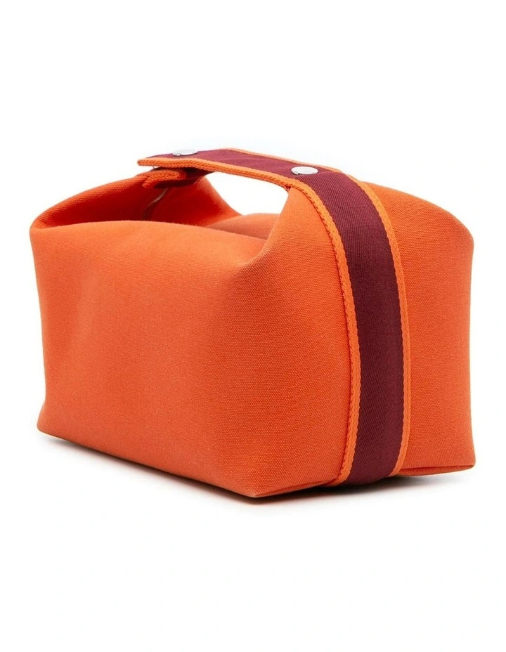 Canvas Travel Pouch (Fashion Group ABN 30 617 598 651) in Orange image 2