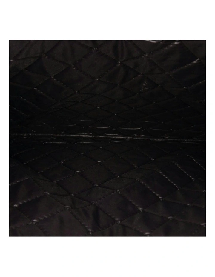 Quilted Leather Pouch (Fashion Group ABN 30 617 598 651) in Black image 4