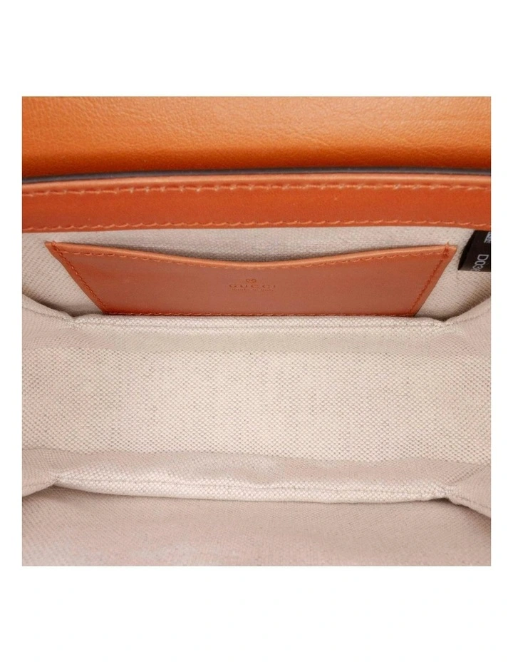 Elegant Small Belt Bag With Signature Pattern (Fashion Group ABN 30 617 598 651) in Brown image 4