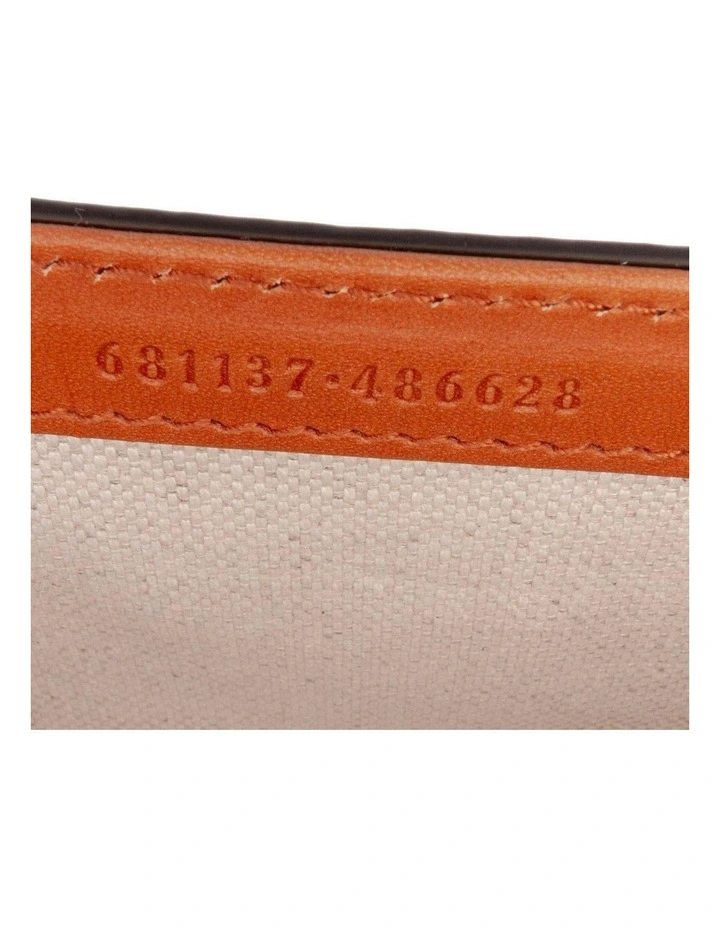 Elegant Small Belt Bag With Signature Pattern (Fashion Group ABN 30 617 598 651) in Brown image 7