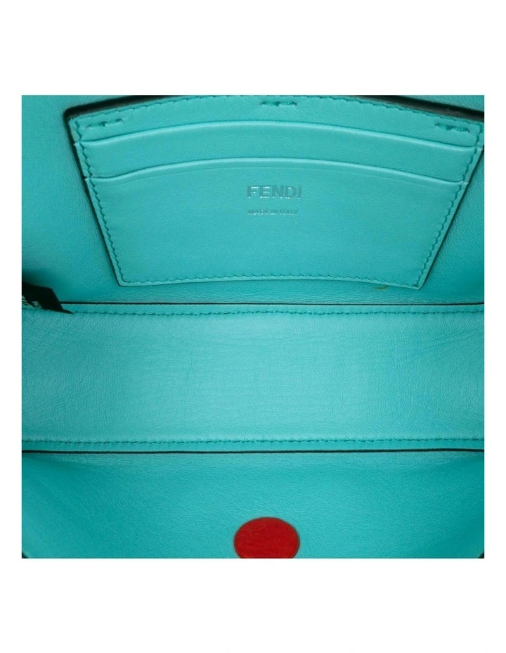 Compact Grained Leather Shoulder Bag With Iconic Metal Detail (Fashion Group ABN 30 617 598 651) in Red image 4