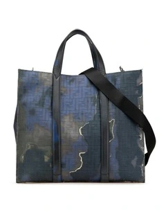 Contemporary Tote Bag With Handles (Fashion Group ABN 30 617 598 651) in Blue