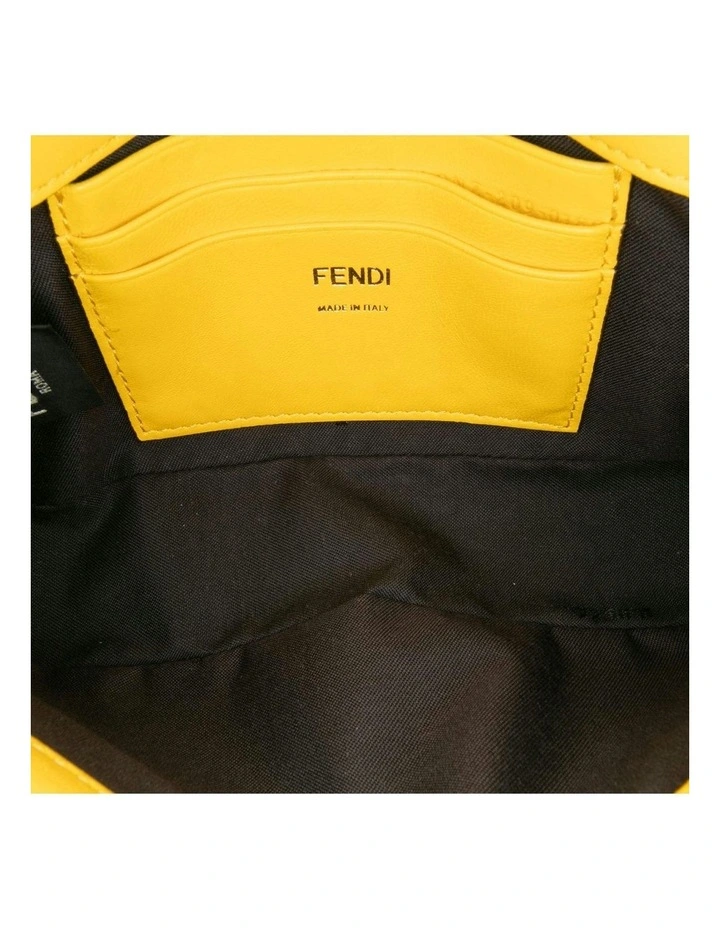 Elegant Leather Shoulder Bag With Chain Strap (Fashion Group ABN 30 617 598 651) in Yellow image 4