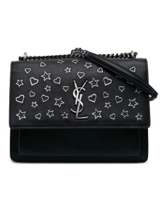 Elegant Shoulder Bag With Chain (Fashion Group ABN 30 617 598 651) in Black