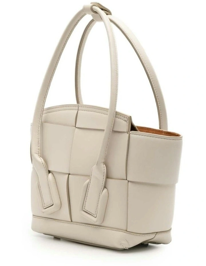 Top Handle Leather Bag (Fashion Group ABN 30 617 598 651) in White image 2